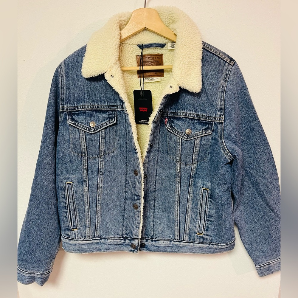 Levi’s Original Sherpa Denim Trucker Jacket